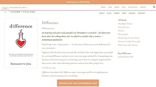 Difference: The One-Page Method for Reimagining Your Business and Reinventing Your Marketing