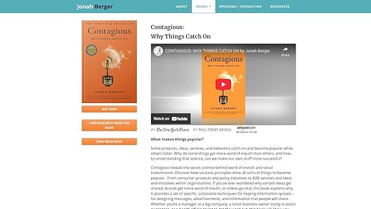 Contagious: Why Things Catch On