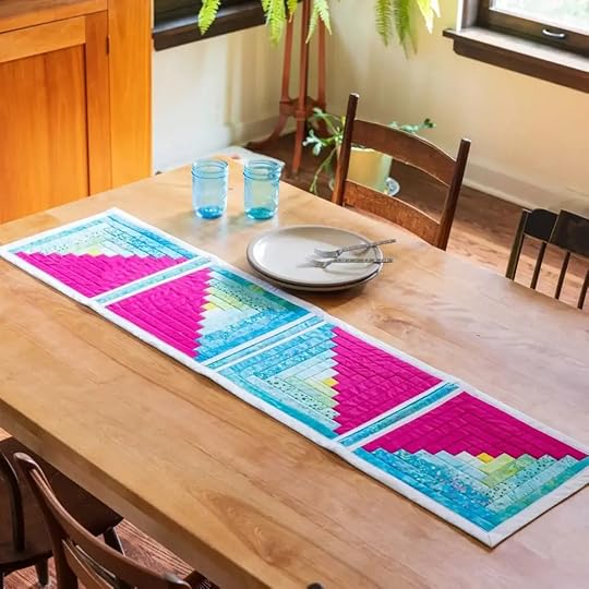 51039 05 Northwoods Table Runner Topper Quilt As You Go Printed Batting 4 Pack