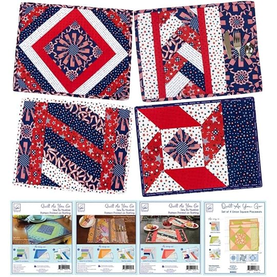 Quilt as You Go Preprinted Batting Projects by June Tailor available at Nancy Zieman Productions at ShopNZP.com