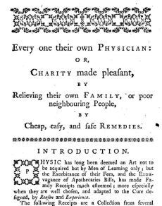 Treatment Page from Cookbook