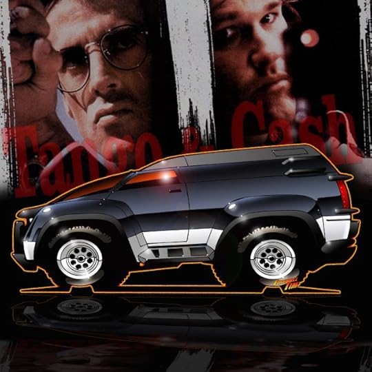 Tango & Cash Automotive Pop Culture Art by Fireball Tim Garage