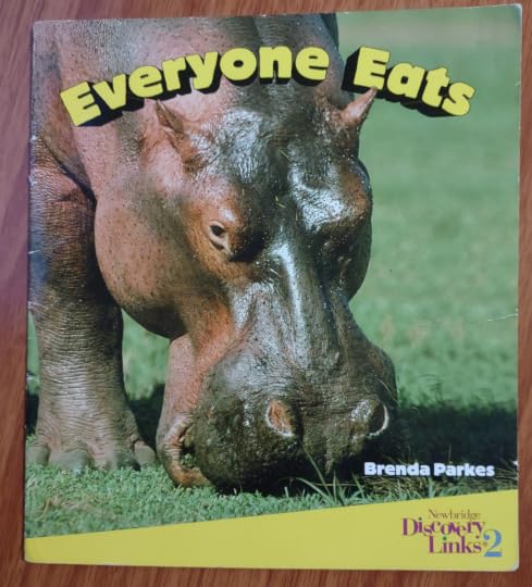 alternate cover for Everyone Eats, featuring a hippopotamus instead of the panda from the listing's cover