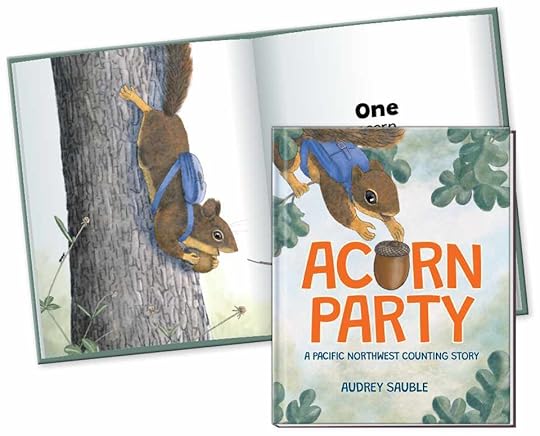 A picture book about squirrels, numbers, and acorns