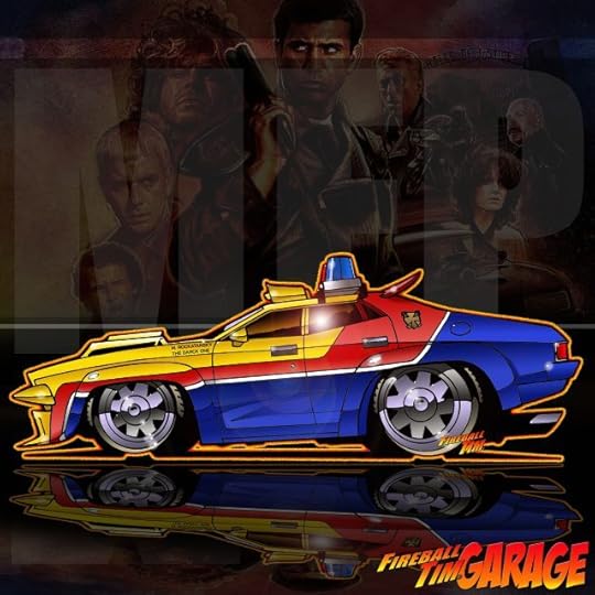Automotive Pop Culture Art by Fireball Tim Garage
