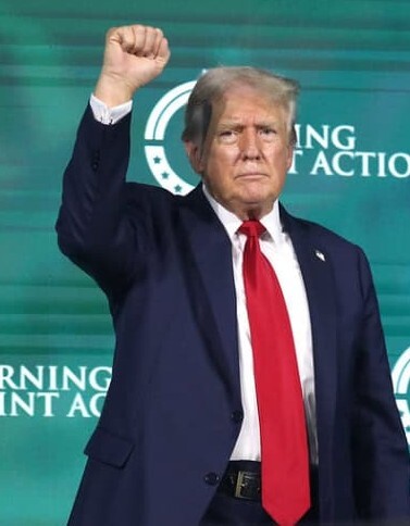The Trump salute?