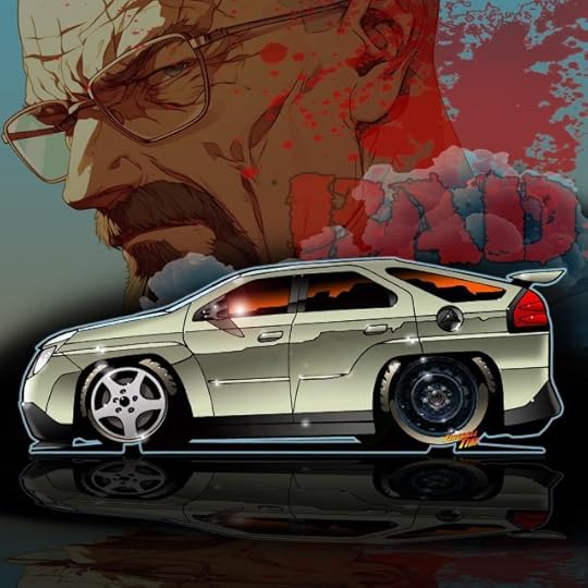 Breaking Bad Automotive Pop Culture Art by Fireball Tim Garage