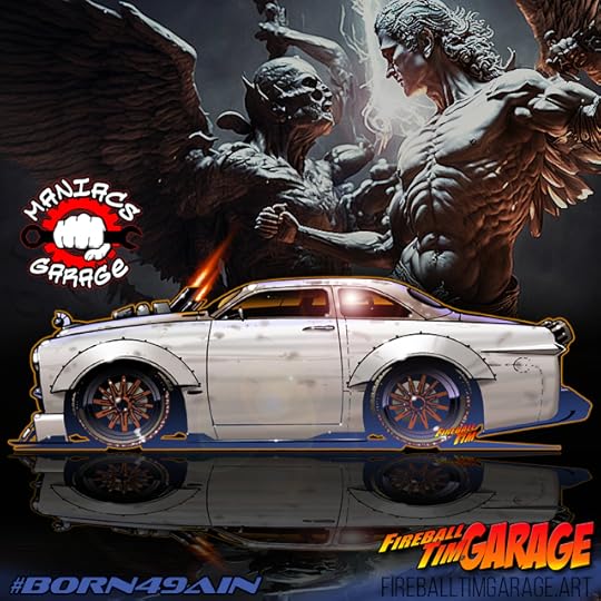 Automotive Pop Culture Art by Fireball Tim Garage