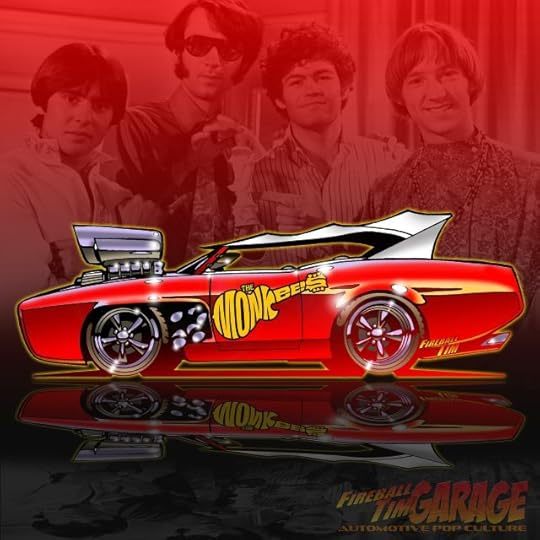 Monkees Automotive Pop Culture Art by Fireball Tim Garage
