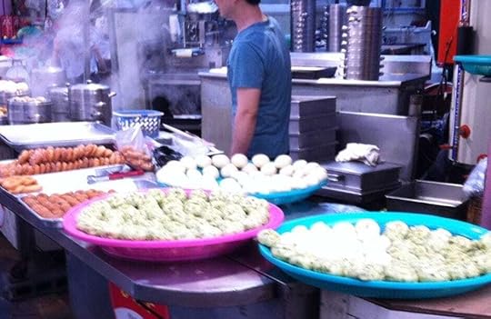 My favourite mandu dumplings from a market in South Korea