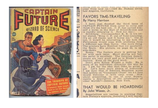 Harry's letter in the Fall 1940 issue of Captain Future