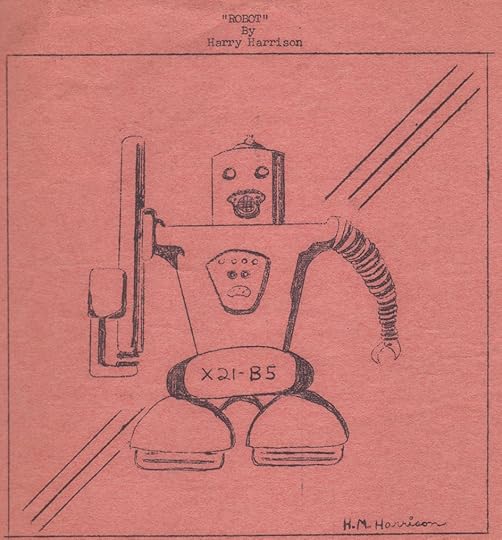 Harry's drawing from the 1941 Sun Spots fanzine