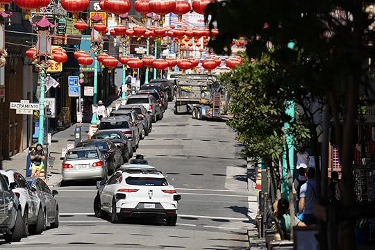 waymo in chinatown, san francisco