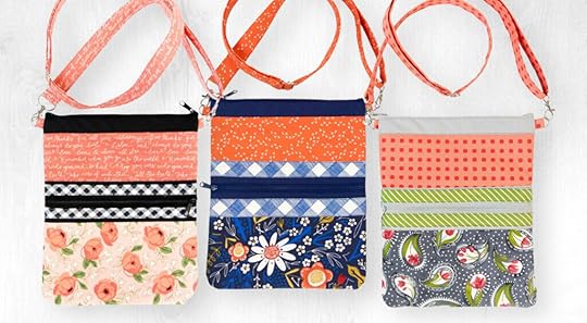 Save up to 20% Off all June Tailor Sew-On-The-Line and Quilt As You Go Products, including Caitlyn Crossbody Tote Bag Kit, available at ShopNZP.com from Nancy Zieman Productions through March 31, 2025!