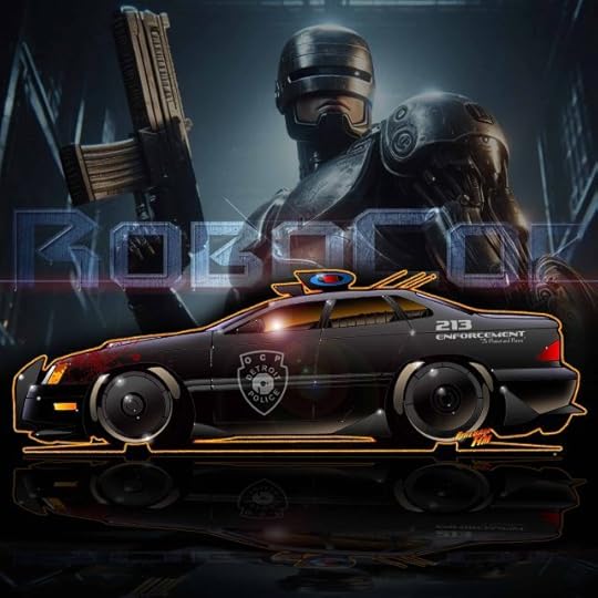 Robocop Automotive Pop Culture Art by Fireball Tim Garage
