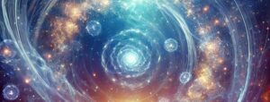 cosmic background with swirling energy representing Connecting to Your Multidimensional Self
