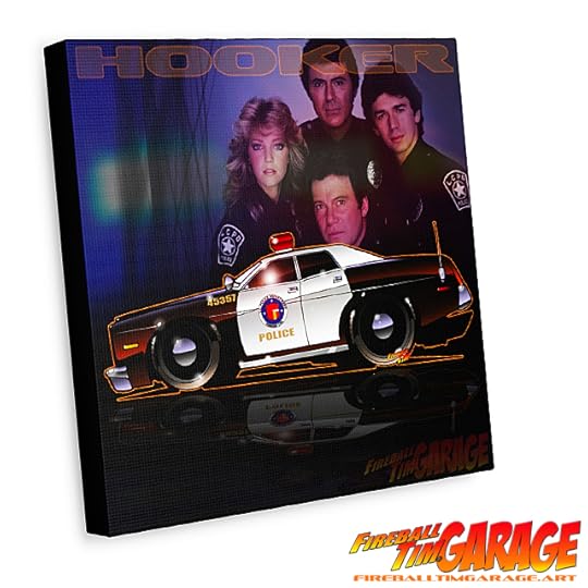 Automotive Pop Culture Art by Fireball Tim Garage