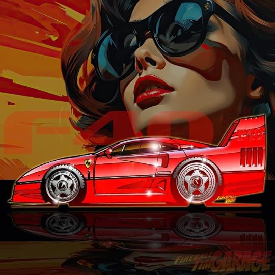 Automotive Pop Culture Art by Fireball Tim Garage