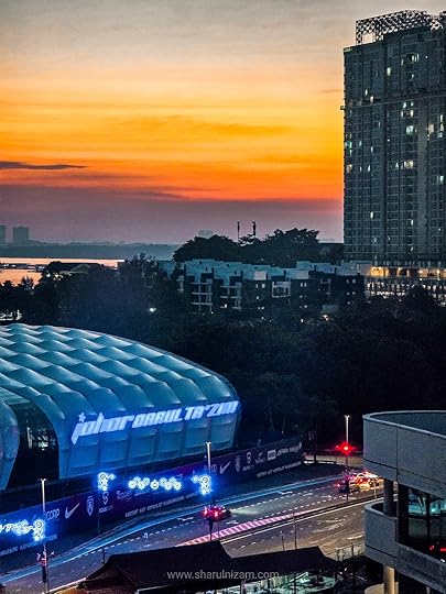 Pemandangan Senja Di Johor Bharu