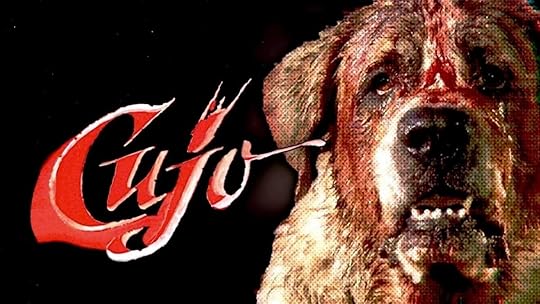 The rabid St. Bernard at the heart of the Stephen King horror classic Cujo.