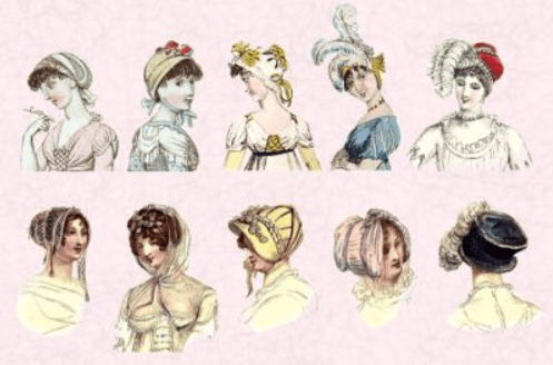 Regency Hats. (Photo: public domain)