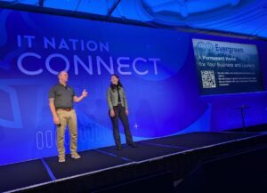 Craig Fulton and Isobbel Coventry of Evergreen at IT Nation Connect Europe 2025