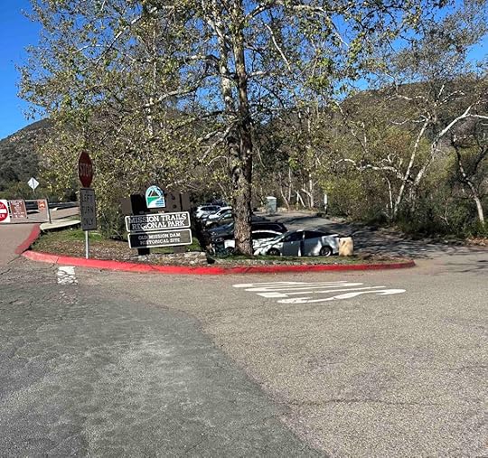 Old Mission Dam parking lot