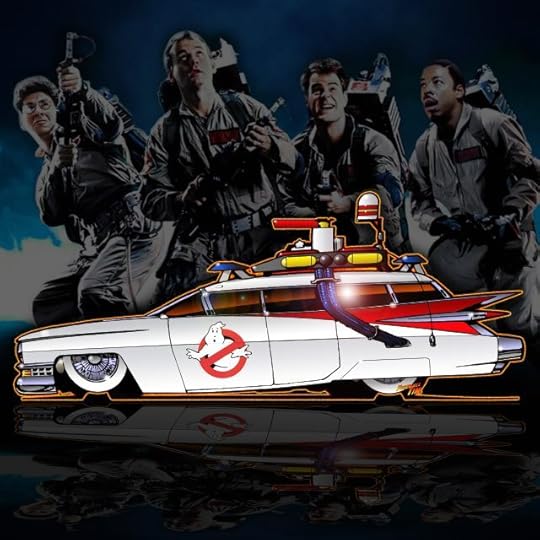 Ghostbusters Automotive Pop Culture Art by Fireball Tim Garage