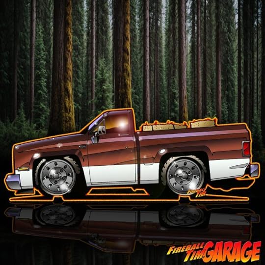 Automotive Pop Culture Art by Fireball Tim Garage