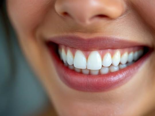 big smile with pretty teeth