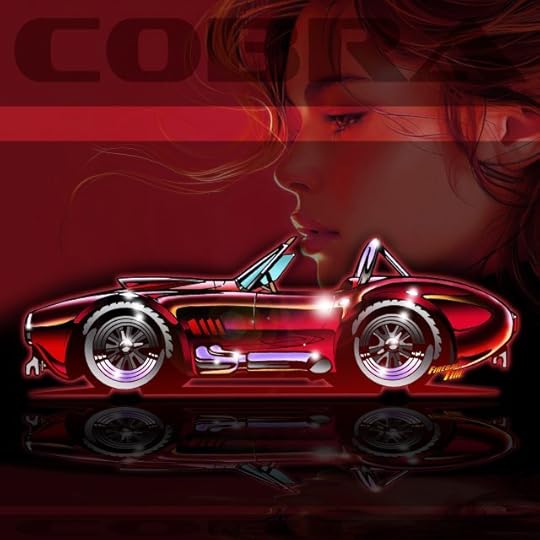 AC Cobra Automotive Pop Culture Art by Fireball Tim Garage