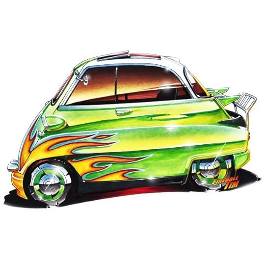 Automotive Pop Culture Art by Fireball Tim Garage