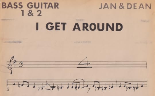 Jan & Dean - I Get Around, 1964 - Jan Berry's Original Music Score - Danelectro 6-String Bass Guitar