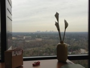 Photo of office for day job