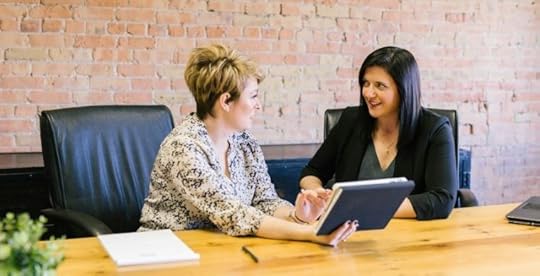 Leader connecting with and coaching an employee