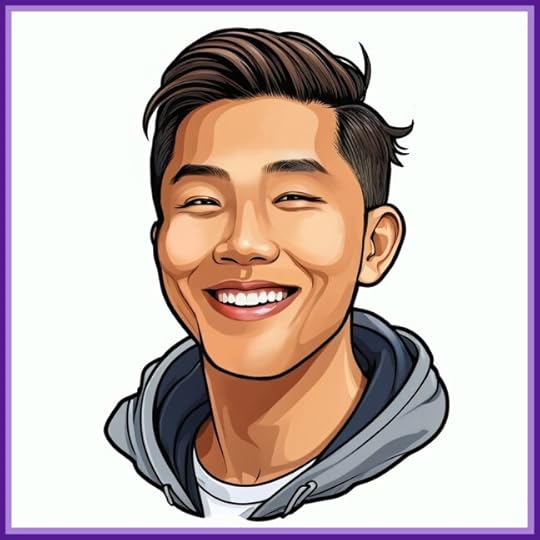 illustration of filipino american young man