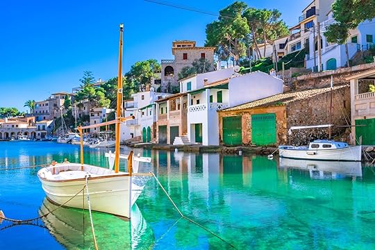 Beautiful view of Cala Figuera, old fishing harbor on Mallorca, Balearic Islands, Spain Mediterranean Se