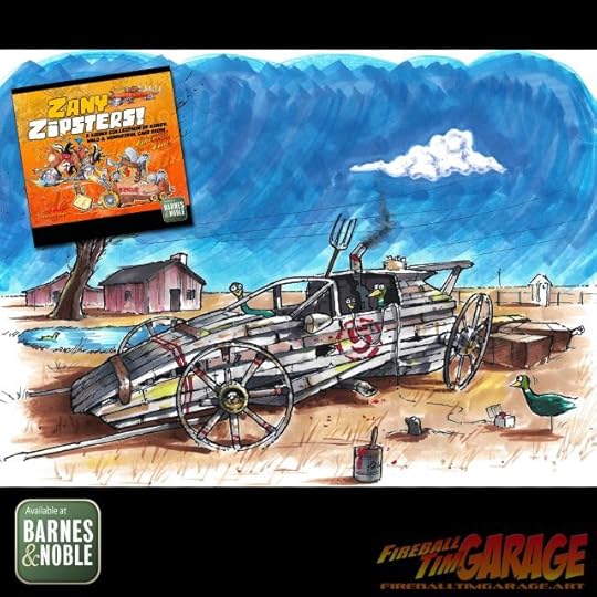 Automotive Pop Culture Art by Fireball Tim Garage