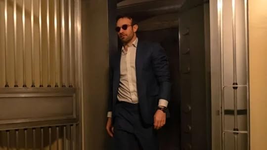 Matt Murdock (Charlie Cox) in the NY Mutual bank vault in Daredevil: Born Again episode 5,