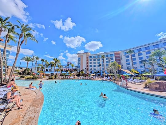 Swimming Pool at Sapphire Falls Resort Universal Orlando Resort Florida 1