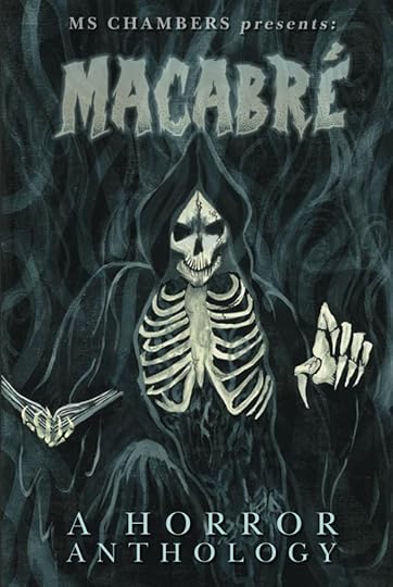 Macabre horror anthology cover - a skeleton in a black cloak looms out at the viewer.