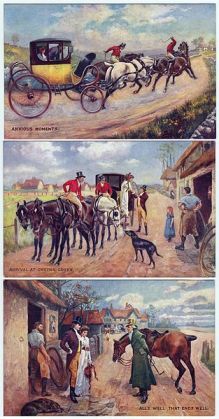 Couples hieing off to Gretna Green for a hasty marriage