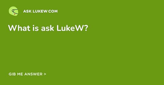 Ask LukeW: What is Ask LukeW?
