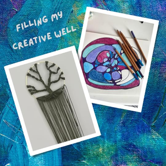 To show my creative journey this month.