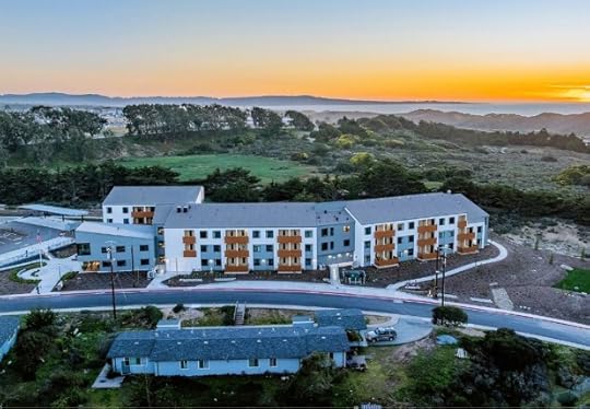 Lightfighter Village is situated on Hayes Circle, within a half-mile of transit, employment, shopping and the Veterans Affairs/Department of Defense outpatient clinic as well as the Veterans Transition Center headquarters at Martinez Hall on what was once the Fort Ord Army base. (EAH Housing)