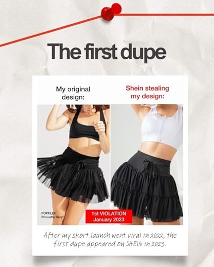 popflex pirouette skort shein dupe