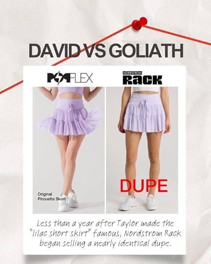 popflex dupes david vs goliath blogilates pirouette skort