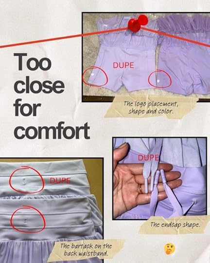 popflex pirouette skort stolen design dupe details