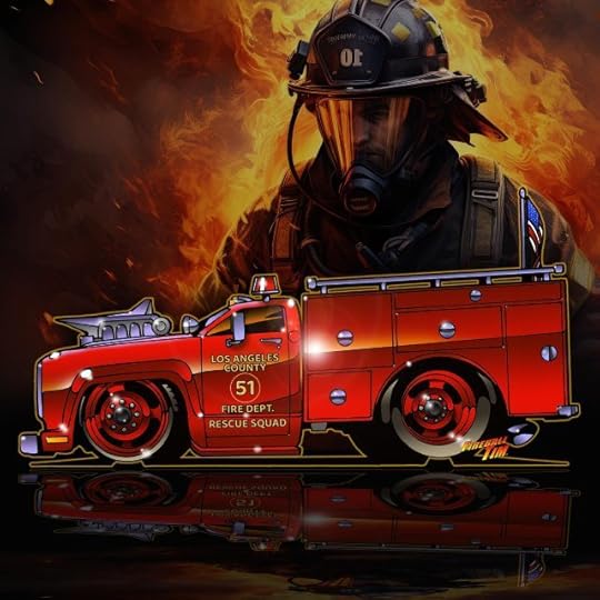 Emergency Squad 51 Automotive Pop Culture Art by Fireball Tim Garage