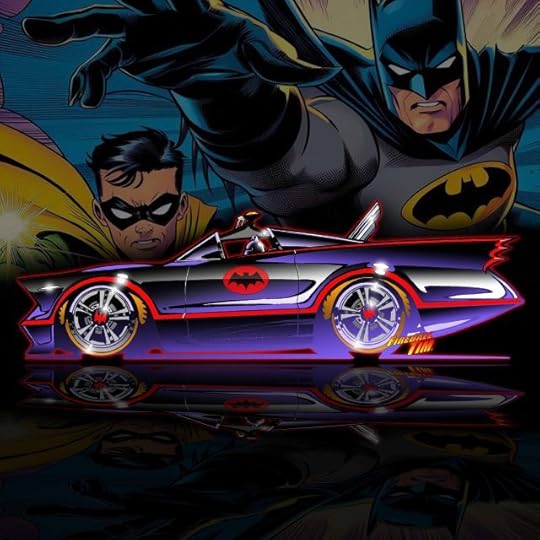 Batmobile Automotive Pop Culture Art by Fireball Tim Garage